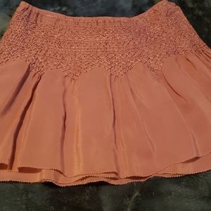 FRYE Cara Smocked Skirt